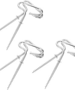 Heavy Duty Ice Fishing Tent Stakes 6Pcs Metal Anchors for Winter Use