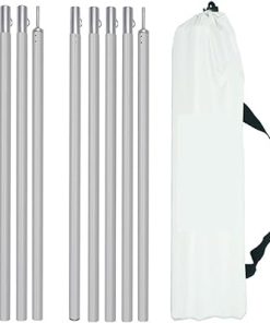 Adjustable Aluminum Tent Pole Support Frame Kit for Outdoor Camping 2