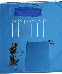GALPADA Waterproof Tent Cover Sun Shelter Camping Tarp with 6 Nails