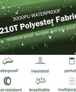 4 Person Waterproof Pop Up Tent with Ground Cloth for Camping 2
