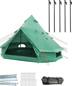 Lightweight 4-6 Person Yurt Tent UPF50+ Waterproof Glamping Tent