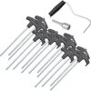 VOSAREA Heavy Duty Camping Tent Stake Set for Easy Ground Use 3