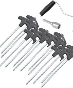 Heavy Duty Tent Stakes for Camping Canopy Durable Wind Resistance