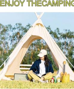 Oxford Cloth Picnic Tent for 3-4 People, Waterproof and Sunscreen 2