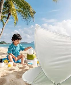 Lightweight Pop Up Beach Tent Instant Sun Shelter for 1-2 People 2