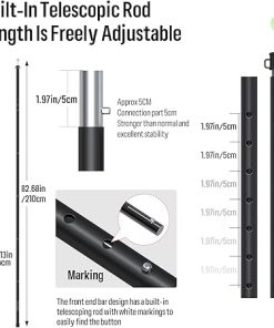 Adjustable Lightweight Aluminum Tent Poles for Camping Canopy Tarp 2