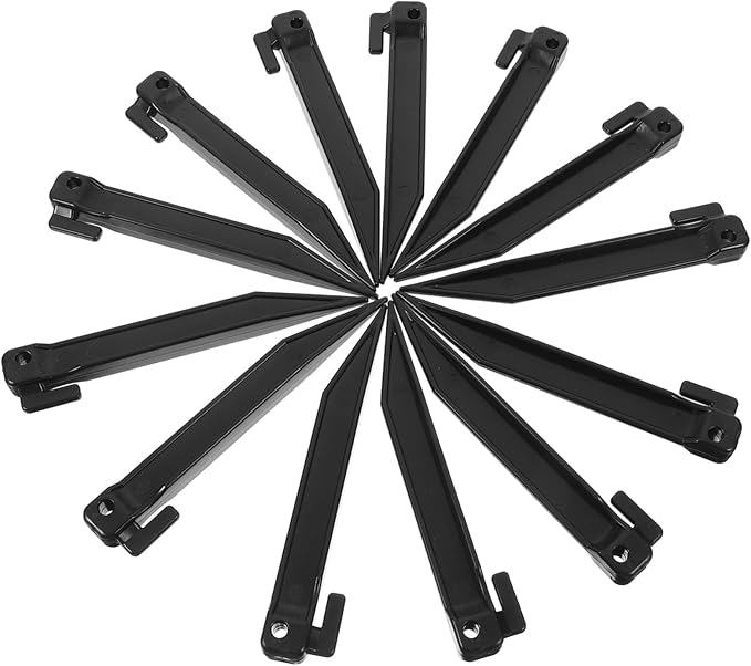 Versatile Lawn Mower Spikes 50pcs Plastic Tent Ground Stakes Easy Install Versatile Lawn Mower Spikes 50pcs Plastic Tent Ground Stakes Easy Install