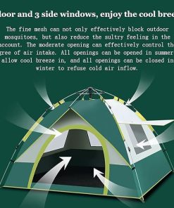 Hydraulic Dome Canopy Tent Automatic Waterproof for 3-4 Campers 2