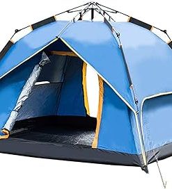 Family Pop Up Tent for 1 to 4 People with Carry Bag for Camping