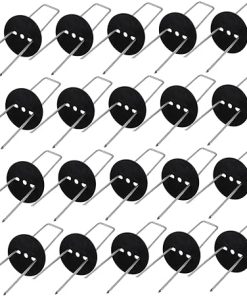 Gardening Ground Nail Set 30 Pack U-Shaped Stakes Landscaping Support