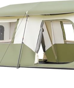 Fast 8 Person Camping Tent Setup with Rainfly and Carry Bag for Family 2