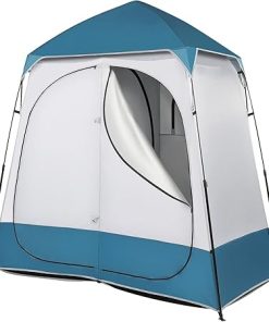 Vasitelan 2 Room Shower Tent Instant Pop Up Shelter for Outdoor Use 2