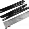 Tent Pole Support Frames Kit 2pc Set Aluminium Alloy Adjustable Bars 3