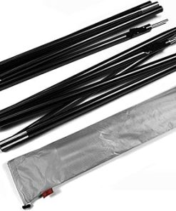 Tent Pole Support Frames Kit 2 Pack Ultralight Aluminium Alloy Sun Shelter
