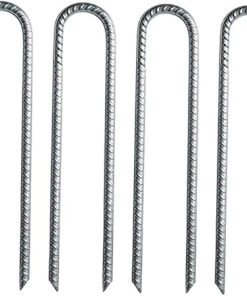 Camping Tent Stake Landscape Pins Zinc Coated Steel Garden Pegs