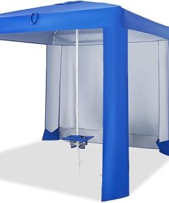 HAPPYGRILL Portable Beach Canopy with Table and UPF 50 Protection