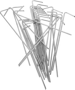 KESYOO 30pcs Tents Heavy Duty Tarps Lounger Sand Backpacking Tent Canopy Roof Tent Picnic Outdoor Beach Camping Accessories Thickened Tent Pegs Tent Ground Stakes Iron Silver