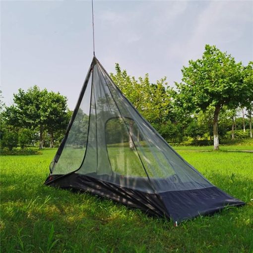 Ultralight Half Mesh Tent for 1-2 Person Camping Trip