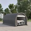 Spacious Pop-Up Camping Tent for 5-8 Persons in Black and Orange 4
