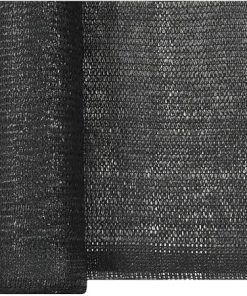 Privacy Net Hdpe 6.6’X82′ Black 0.2 oz ft²-Density 2