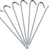 Heavy Duty Steel Tent Stakes for Camping Canopies and Inflatables 25 Pack
