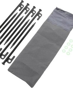Reliable Tent Anchors for Camping and Hiking with Glow Ring Feature