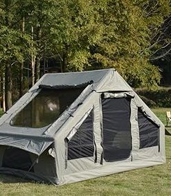 Inflatable Camping Tent with Hand Pump Waterproof and Portable for 8 2
