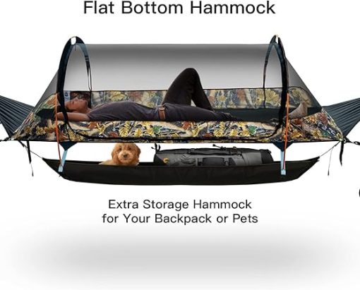 One Person Night Cat Flat Lay Hammock Tent with Underquilt Combo - Image 2