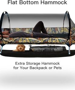 Night Cat Flat Lay Hammock Tent with Underquilt and Sleeping Pad 2