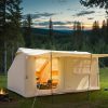 Elegear 4-5 Person Pop Up Beach Tent with Wagon Cart and 360 Wheels 3