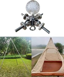 Heavy Duty Tent Pole Connector for Camping and Backyard Use 2