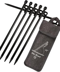 Cast Iron Tent Stakes Set Durable Camping Accessories Outdoor Supplies