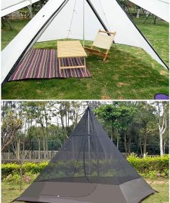 Pyramid Teepee Tent for 3-4 People Outdoor Camping and Hiking 2