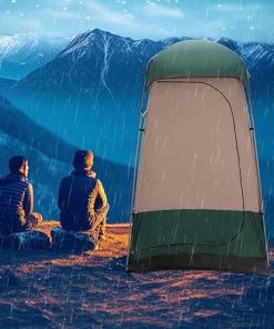 Spacious 4-Person Waterproof Tent with UV Protection for Camping 2