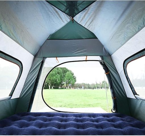 Foldable Waterproof Camping Tent for 3-4 People with Storage Bag - Image 2