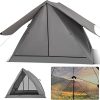 4 Person Waterproof Camping Tent Instant Setup Portable Hiking Tent 3