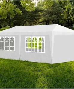 Party Tent 10’X20′ White 78.7″-Eave Height from The Ground