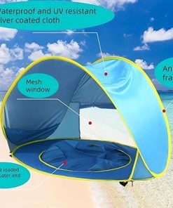Baby Beach Tent Pop Up Portable Sun Shelter with 50 UPF UV Protection 2