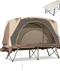 Himalaya Foldable Camping Cot and Tent for Up to 200 lbs Outdoor Use