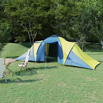 6-Person Camping Tent Quick Setup with Mosquito Net and Ventilation 6-Person Camping Tent Quick Setup with Mosquito Net and Ventilation