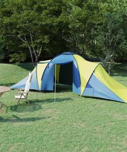 6 Person Camping Tent with Easy Setup and Dual Compartments