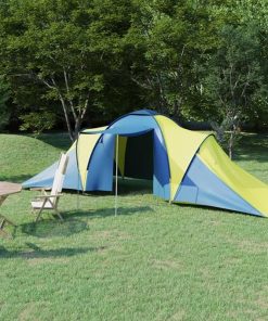 Spacious Waterproof 6 Person Tent with 2 Compartments Easy Setup