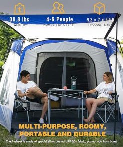 KingCamp Melfi Plus SUV Tent for 4-6 Persons Ideal for Outdoor Family Trips 2
