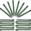GALPADA Gardening Stakes Tarp Tent Spikes Tent Pegs Orange Iron 3