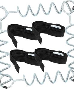 VOSAREA Heavy Duty Outdoor Trampoline Stakes with Unique Handle Design