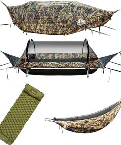 Night Cat Flat Lay Hammock Tent with Underquilt and Sleeping Pad