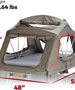 Yakima SkyRise HD Medium 4 Season Rooftop Tent for 2 People Tan 2