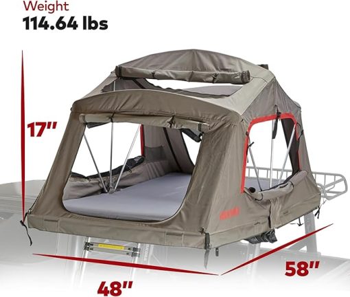 Yakima SkyRise HD Medium 4 Season Rooftop Tent for 2 People Tan - Image 2