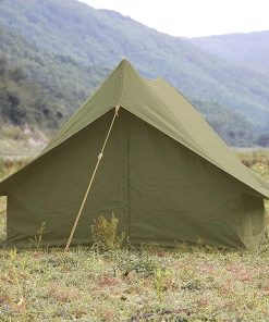 Retro 2-Person Rainproof Camping Tent for Hiking and Travel Outdoors 2