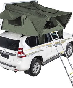 4 Person Car Roof Tent Large Space Hard Shell Outdoor Camping Tent